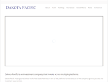Tablet Screenshot of dakotapacific.com